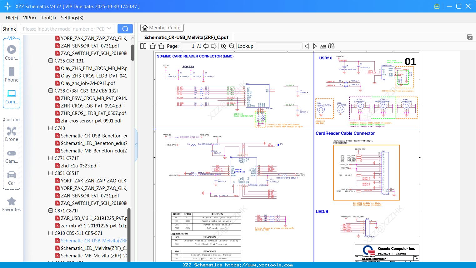 Laptop ACER Schematic_CR-USB_Melvita(ZRF)_C